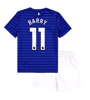 Everton Thierno Barry #11 Hjemmebanetrøje Børn 2025-26 Kortærmet (+ Korte bukser)